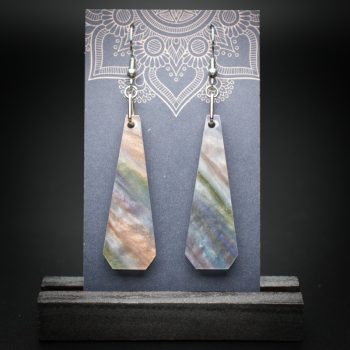 Misty Meadow Large Polygon Earrings