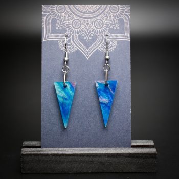 Azure Cove Small Triangle Earrings