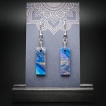 Azure Cove Small Rectangle Earrings