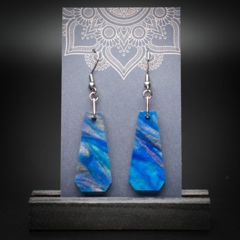 Azure Cove Medium Polygon Earrings