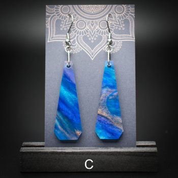 Azure Cove Large Polygon Earrings