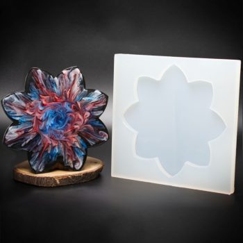 8 Point Flower Silicone Mold