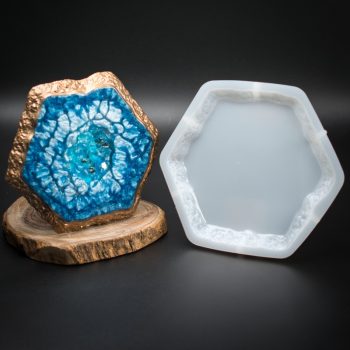 Hexagon Silicone Mold with Rough Edge
