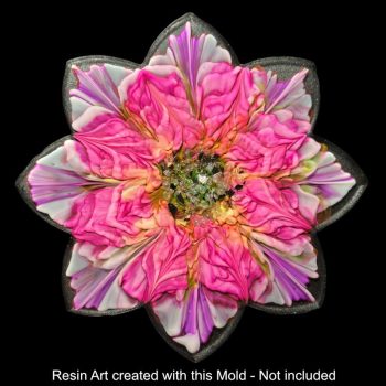 3D Resin Bloom by Crystal Resin Art