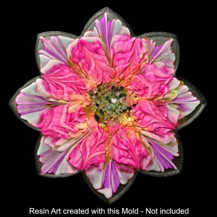 3D Resin Bloom by Crystal Resin Art