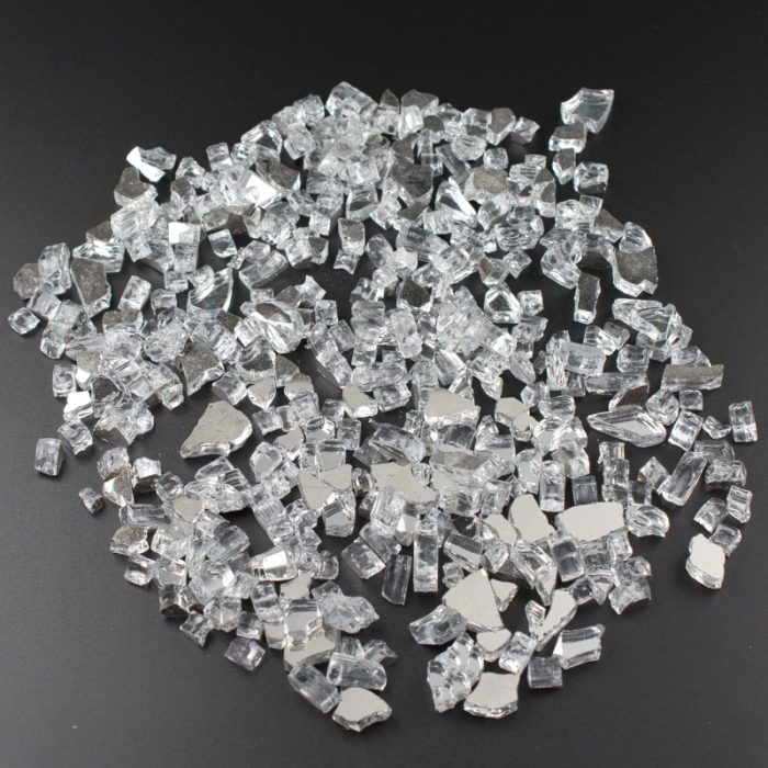 Clear Reflective Fire Glass