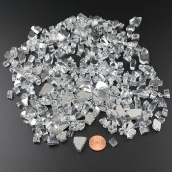 Clear Reflective Fire Glass