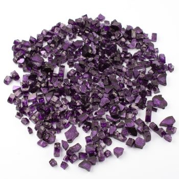 Purple Reflective Fire Glass