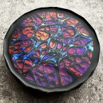 Scarlet Fantasy Orgonite Charger Trinket Stand
