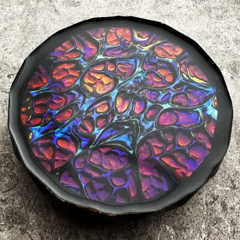 Scarlet Fantasy Orgonite Charger Trinket Stand