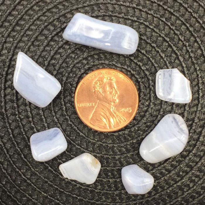 Blue Lace Agate Crystal Chips – Size XS