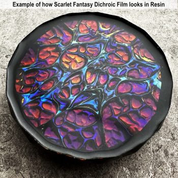 Scarlet Fantasy Iridescent Dichroic Film