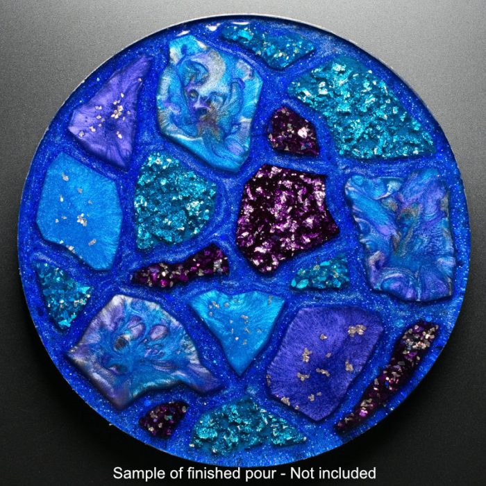 Geode Agate Tray 2-Part Silicone Mold