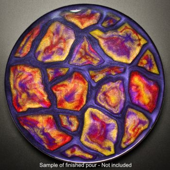 Geode Agate Tray 2-Part Silicone Mold