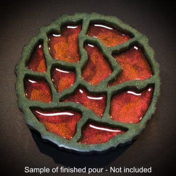 Geode Agate Coaster Silicone Mold A