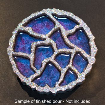 Geode Agate Coaster Silicone Mold A