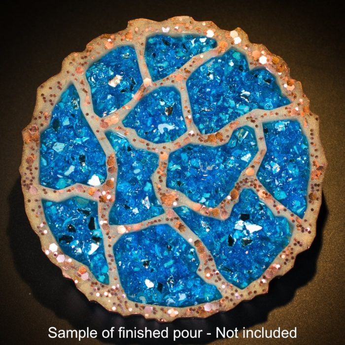Geode Agate Coaster Silicone Mold A