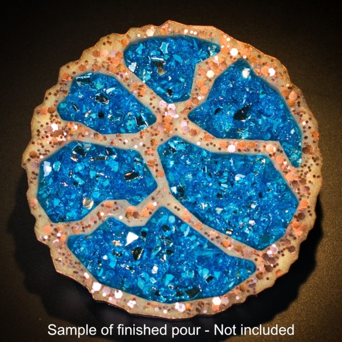 Geode Agate Coaster Silicone Mold B