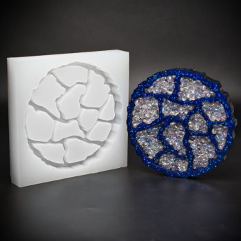 Geode Agate Coaster Silicone Mold A