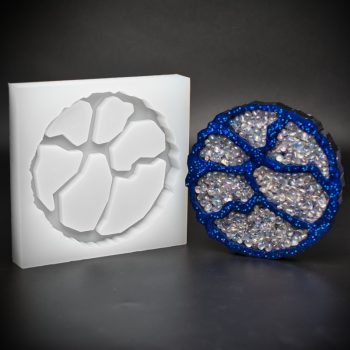 Geode Agate Coaster Silicone Mold B