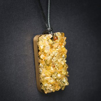 Citrine Orgonite Pendant