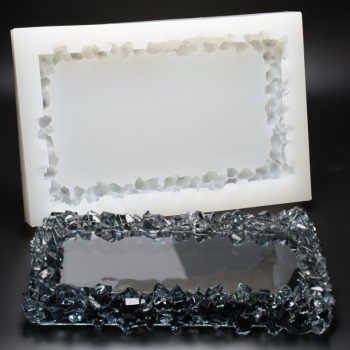 Colossal Crystal Edge Vanity Tray Mold