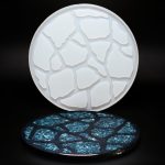 12 inch Geode Agate Tray Silicone Mold