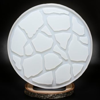 12 inch Geode Agate Tray Silicone Mold