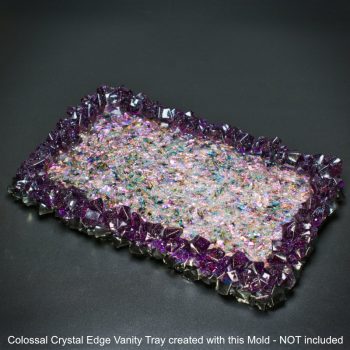 Colossal Crystal Edge Vanity Tray Mold