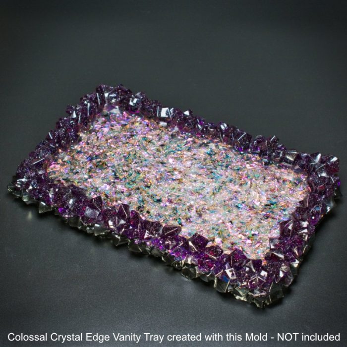 Colossal Crystal Edge Vanity Tray Mold
