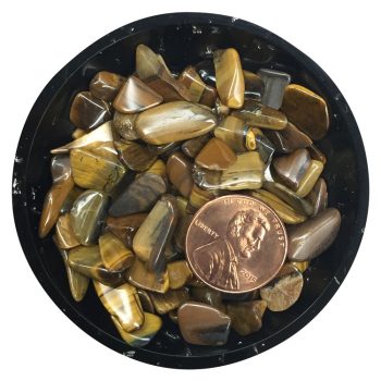 Gold Tiger Eye Mini Crystal Chips – Size 2