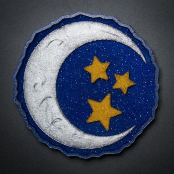 Moon and Stars Coasters - Set of 2