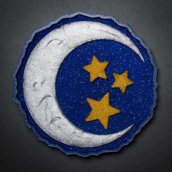 Moon and Stars Coasters - Set of 2