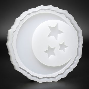 Moon and Stars Coaster Silicone Mold