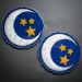 Moon and Stars Coaster Mold Resin Pour Tutorial