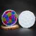 Mosaic Coaster Mold Resin Pour Tutorial