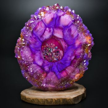 Cosmic Nebula Crystal Edge Vanity Tray