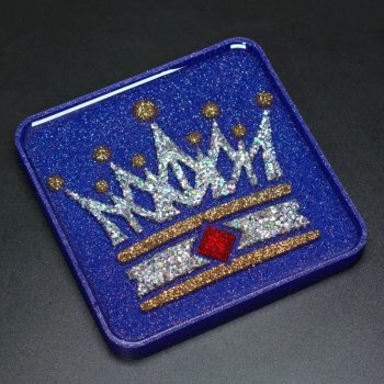 Glitter Crown Coaster