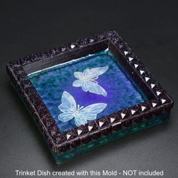 Crystal Gem Edge Trinket Dish Mold Sample
