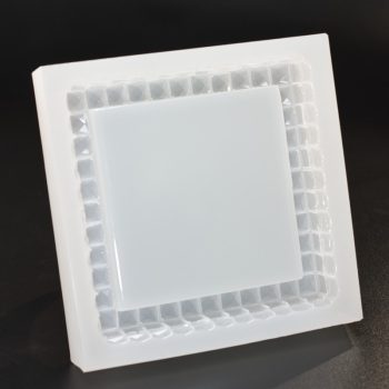 Double Crystal Gem Edge Trinket Dish Mold