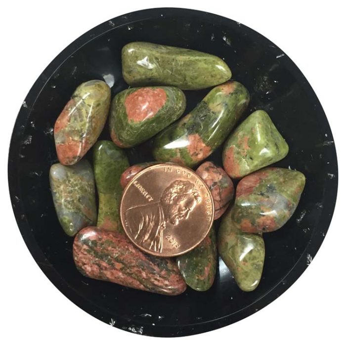 Unakite Crystal Chips – Size XS
