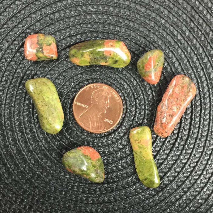 Unakite Crystal Chips – Size XS