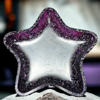 Purple Galaxy Star Trinket Dish