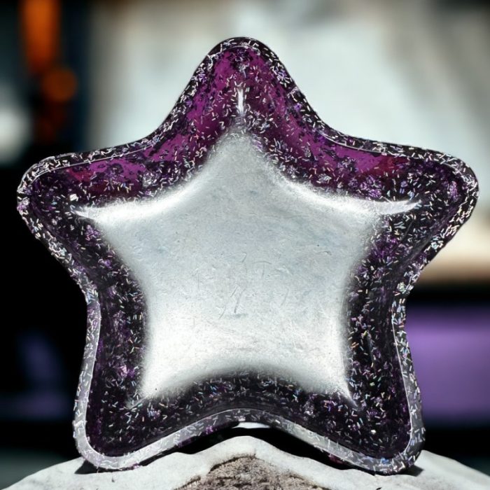 Purple Galaxy Star Trinket Dish
