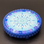 Snowflake Mandala Diamond Edge Trinket Stand
