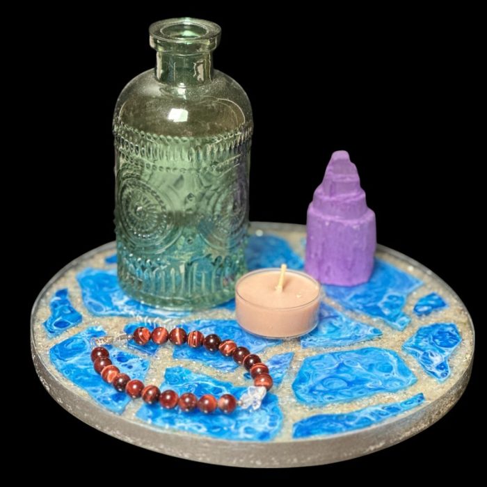 Tidal Pools Geode Agate Vanity Tray