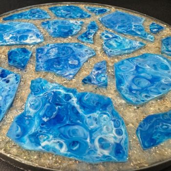 Tidal Pools Geode Agate Vanity Tray