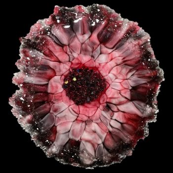 Cherry Melt Crystal Edge Vanity Tray