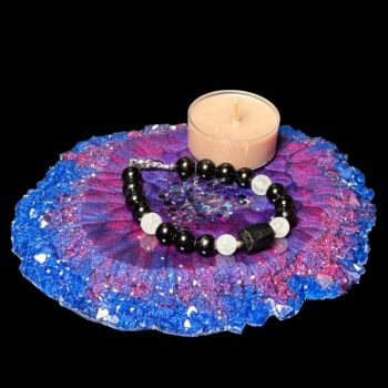 Berry Burst Crystal Edge Vanity Tray