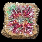 Bronze Bloom Crystal Edge Vanity Tray